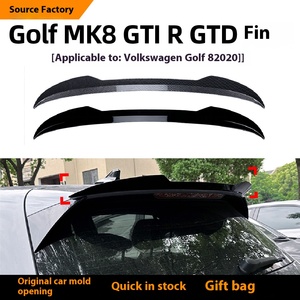 Alerón Trasero Fijo de Techo Alto ABS para Golf 8 MK8 R GTD, Modificación de Alerón de Coche de Una Sola Pieza YC-GOLF-458, Modificación de Alerón Trasero de Techo Golf - Product Image 2