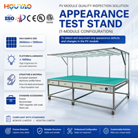 Plataforma de Prueba de Apariencia Industrial IEC 61215 MQT 01 con Más de 1000 lux, 2600x1500 mm, con Lupa de 100X para Inspección Visual de Paneles Fotovoltaicos
