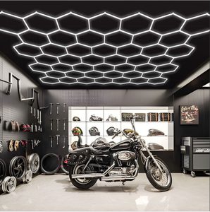 Đèn nhà để xe hình lục giác 6000K tùy chỉnh mới SUEZ 2024 dành cho dịch vụ sửa chữa ô tô, siêu thị - Product Image 6