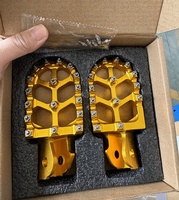 Repose-pieds Surron Light Bee X LBX Talaria Sting MX4 MX3 E-Ride, pédales larges en aluminium CNC, repose-pieds améliorés antidérapants tout-terrain