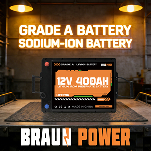Batterie lithium-ion Lifepo4 <span class=keywords><strong>Braun</strong></span> Power EU Stock 12V 100ah 200ah 300ah 400Ah AKKU à décharge profonde pour systèmes solaires 12 Volts - Product Image 6