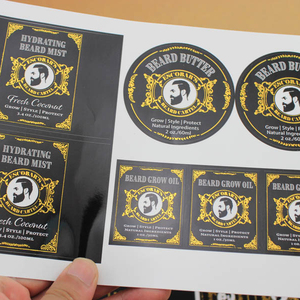 ODM/OEM-etiqueta adhesiva de papel de plata, pegatina de poliéster, autoadhesiva, vinilo, promoción - Product Image 2
