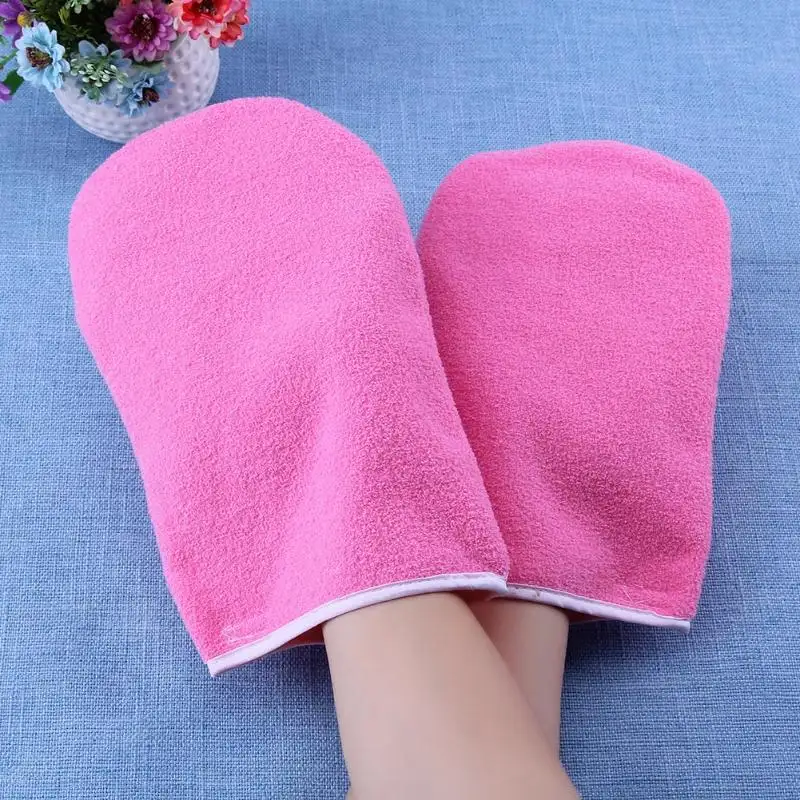 Cera di paraffina guanto per Paraffina Terapia di protezione della copertura della mano e del piede si prende cura di arte del chiodo più facile da indossare