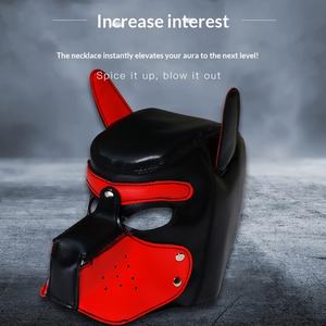 Fabricant en gros de capuchon BDSM, capuchon de privation sensorielle pour cosplay, accessoires auxiliaires, jouets sexuels pour adultes, style balaclava, capuchon BDSM - Product Image 5