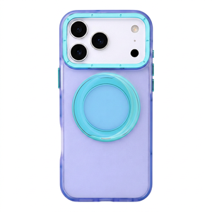 Nueva Funda Magnética Resistente de TPU+PC con Anillo de Soporte 360° y Protección Contra Caídas para 18 ProMax/17/16/15/14/13 - Product Image 1