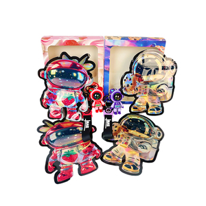 Sacchetti Mylar Creative Spaceman 3.5 con Scatola e Giocattolo 3D, Antiodore con Finestra per Confezionamento di Prodotti Commestibili - Product Image 2