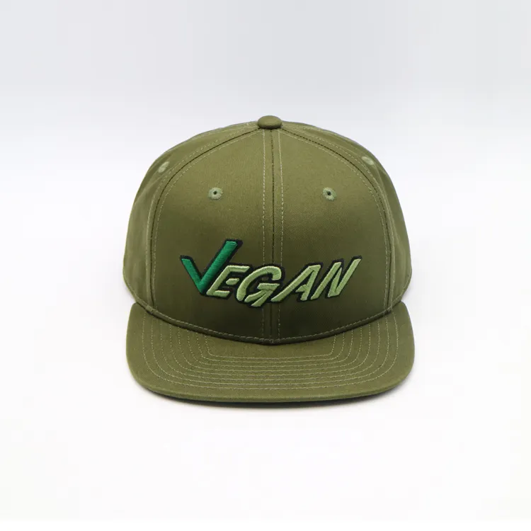 Army Green 3D Stickerei Premium Snapback Cap Großhandel Hut Snapback 6 Panel Snap Back Caps