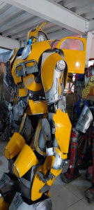 Tenues de performance super-héros Captain America et Bumblebee pour adultes, costumes de cosplay et de film <span class=keywords><strong>Spiderman</strong></span> pour Halloween, tenues d'anime unisexes - Product Image 5