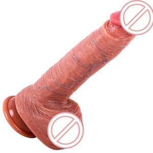 Dildo sexuel souple 2-en-1 écologique, design ergonomique, réaliste, fonction de pulvérisation, 100% étanche, 480g, jouet pour adultes pour la masturbation féminine - Product Image 2