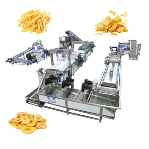 خط إنتاج رقائق البطاطس الطازجة، ماكينة صنع رقائق البطاطس بطبقة آلية بسعر المصنع