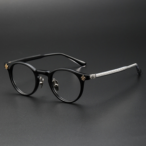 Nuova Montatura per Occhiali da Vista <span class=keywords><strong>JOJO</strong></span> per Uomo, Design Semplice ed Elegante, Telaio Rettangolare in Titanio con Lenti in Vetro - Product Image 4