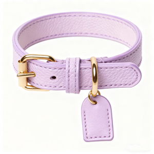Collar de cuero de lujo para perro, etiqueta personalizada, accesorios de Metal para mascotas, arnés de correa, venta al por mayor, Collar de cuero Vegano para perro cachorro Med grande - Product Image 2