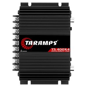 เครื่องขยายเสียงรถยนต์ Taramps Ts 400x4 4 แชนแนล 400 วัตต์ RMS ฟูลเรนจ์ คลาส D สเตอริโอ แบบบริดจ์ได้ - Product Image 6