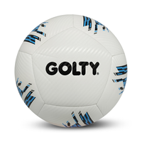 GOLTY SM-2008-1 Taille 5 Poids 410-450G et Circonférence 680-700MM avec 12 panneaux, ballon de football texturé traditionnel renforcé