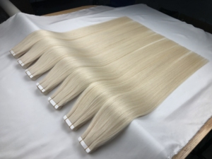 Extensiones de Cabello Humano Brasileño Remy Ruso con Cinta Adhesiva, Invisibles, Doblemente Tramadas, Cabello Humano Vietnamita Virgen con Cinta Adhesiva - Product Image 4