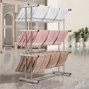 Estante de Almacenamiento de Toallas de Salón de Diseño Moderno y Sobrio 2025, Mueble de Exhibición para Salón de Belleza y Barbería con Almacenamiento de Artículos Diversos para Gimnasio - Product Image 3