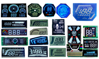 Compteur de vitesse et d'odomètre pour moto et voiture à écran LCD 6 chiffres, personnalisable OEM/ODM