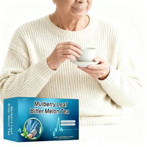 Chá de Ervas Naturais Atacado: Chá de Folha de Amora e Melão Amargo para Equilibrar Pressão Arterial e Açúcar no Sangue - Product Image 1