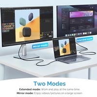 Câble audio vidéo 4K 60Hz USB C vers HDMI pour MacBook Pro et iPad Pro et Samsung et plus