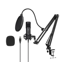Fifine-microphone professionnel à condensateur bm 800, équipement omnidirectionnel, pour studio, chant, pc