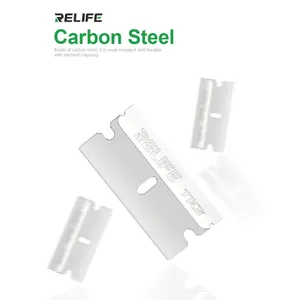 Cuchillas RELIFE <span class=keywords><strong>TK3</strong></span> (100 unidades/caja) para reparación de teléfonos móviles, eliminación de pegamento OCA, limpieza de LCD, separación/eliminación de pegamento/herramienta de corte - Product Image 3