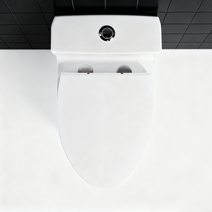 Inodoro ecológico de una pieza, consumo ultrabajo, chorro sifónico de 3L, sin montura, fácil de limpiar, silencioso - Product Image 3