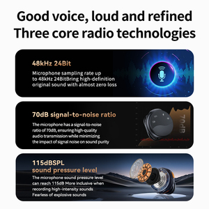 Kablosuz USB-C IOS arayüzü yaka mikrofonu kondenser gürültü iptal Video kayıt için manyetik klip YouTube Vlog - Product Image 5