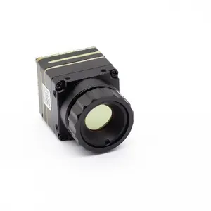 384*288 FPV termal görüntüleme kamerası CVBS çıkışı uzun dalga kızılötesi 12um sıcaklık ölçümü Mini termal görüntüleme kamerası