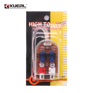 ตัวแปลงอิมพีแดนซ์เสียง KUERL รุ่น K-103 ตัวแปลงสัญญาณเสียงรถยนต์จากความถี่สูงเป็นความถี่ต่ำ แบบ RCA สองช่องสัญญาณ - Product Image 1