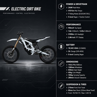 Surron 2026 New Light Bee 2X 24KW Peak High Power Electric Dirt Bike Long Range Electric Motorcycle Light Bee 2