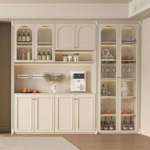 Armoire de rangement pour vin et vaisselle de restaurant, style français. Armoire latérale pour salle à manger, restaurant, armoire latérale pour salle à manger - Product Image 3