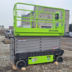 Plataforma Elevadora de Tijera Eléctrica ZS1212HDS ZS1212HDS-Li, Capacidad de 350 kg, Altura de 13.8 m, para Uso Industrial, Gran Venta en Europa - Product Image 3