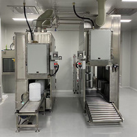 Machine de remplissage de liquides entièrement automatique 200L, origine Chine, grande capacité, remplissage quantitatif, ouverture/bouchage, contrôle du niveau de remplissage