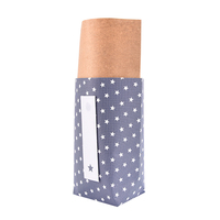 Sac d'emballage personnalisé pour bouquets de fleurs classiques faits à la main, en papier kraft imperméable à fond plat, vente en gros
