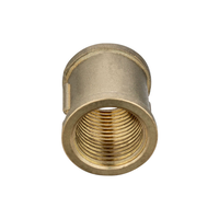 Raccord de plomberie personnalisé YOD PN25 pour alimentation en eau, douille NPT 1/2" 3/4" à double filetage femelle égal, raccords en laiton forgé
