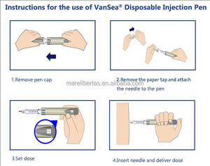 Vente en gros, personnalisation et vente au détail de stylos-seringues jetables en plastique, compatibilité cartouche 3 ml, couleur personnalisée disponible. - Product Image 6