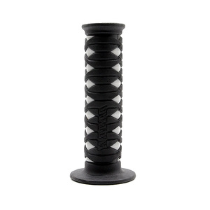 Poignées de guidon de moto en caoutchouc cylindriques noires pour cruisers, numéro de pièce de rechange SX 062, matériau en caoutchouc imperméable - Product Image 1