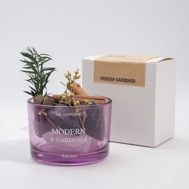 Coucher de soleil violet fantastique