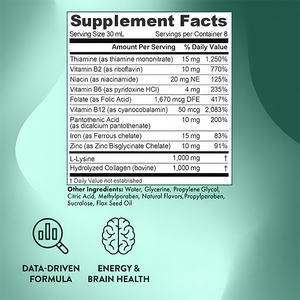 OEM iştah güçlendirici ve kilo alımı şurubu çok vitaminli folik asit sağlıklı iştah uyarıcı içecek ile zayıf yetişkinler için - Product Image 2