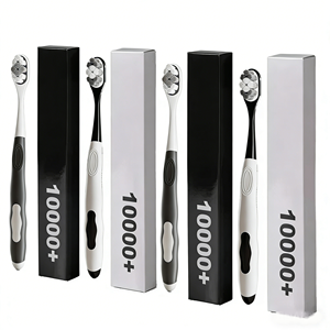 Sikat gigi pemutih bulu 10000 mewah bulu sangat lembut kebersihan mulut bulu dengan pegangan plastik Biodegradable penggunaan rumah - Product Image 1