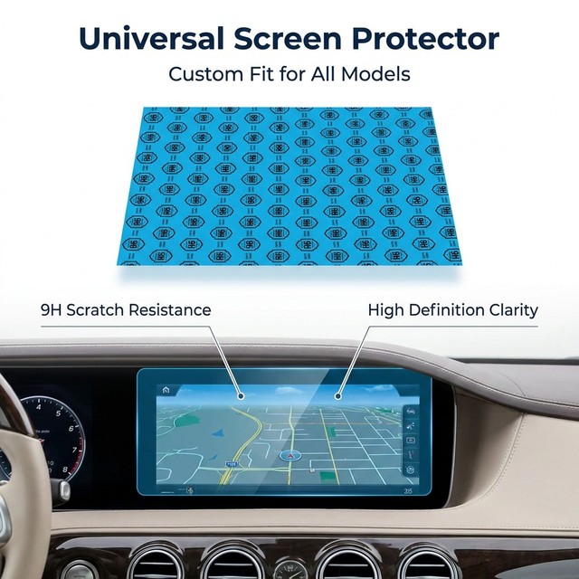 Universal Automatic Car Navigation Screen Protector Cutting Machine Smart Cloud Database for 9H Nano Glass Film Making Device