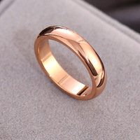 CY Minimalistischer Edelstahl Breiter Polierter Schlichter Ehering Paarringe Stilvoller Trendiger Fingerring Schmuck