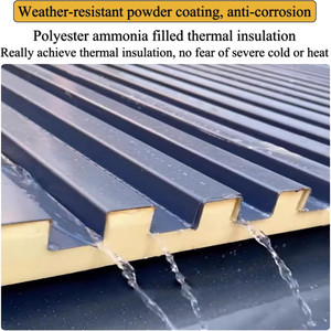 Abri de voiture en panneaux sandwich d'aluminium, installation facile, résistant à la neige, profilés en aluminium - Product Image 4