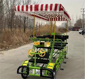 Tres filas, capacidad para 6 personas en la fila delantera, vehículo doble para padres e hijos, ideal para visitas turísticas, modelo BK24041801-D multifuncional. - Product Image 5