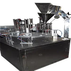 KIS-900 Rotary K cup capsule filling and sealing machine coffee powder