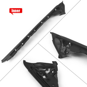 <span class=keywords><strong>Pare</strong></span>-<span class=keywords><strong>brise</strong></span> un ensemble de garnitures de moulage de pilier BB5Z 7803144 <span class=keywords><strong>AB</strong></span> remplacement intérieur extérieur conducteur et côté passager pour Ford Explorer - Product Image 2