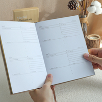 Promotionnel en gros personnalisable bâtiment quotidien soins personnels Journal planificateur cahier ensemble avec carte d'affirmation