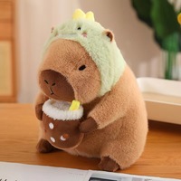 EN STOCK Peluches Kawaii Mignonnes Douces Animal Capybara Jouet Boba Bubble Tea Capybara en Peluche