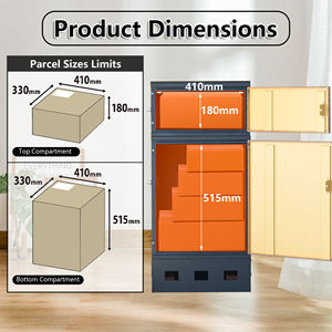 Boîte à courrier décorative pour bureau à domicile, boîte aux lettres extra large, boîte de livraison de <span class=keywords><strong>colis</strong></span>, boîte de livraison de <span class=keywords><strong>colis</strong></span> extérieure - Product Image 5