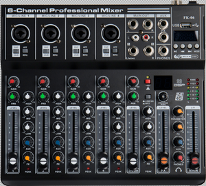 Fabricante de Mezcladoras de Audio para DJ Multicanal, Consola de Mezcla de Sonido con Ecualizador Ajustable, Equipo de Audio para Escenario con Logotipo Personalizado - Product Image 5